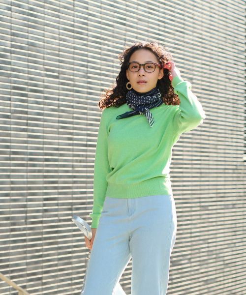 CARA O CRUZ / キャラ・オ・クルス ニット・セーター | 洗える 衿ぐり配色ニット | 詳細14