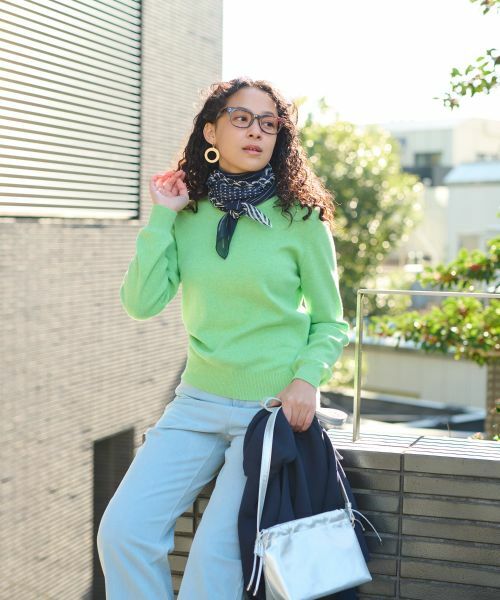 CARA O CRUZ / キャラ・オ・クルス ニット・セーター | 洗える 衿ぐり配色ニット | 詳細17