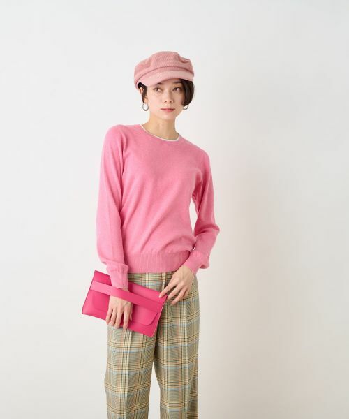 CARA O CRUZ / キャラ・オ・クルス ニット・セーター | 洗える 衿ぐり配色ニット | 詳細19