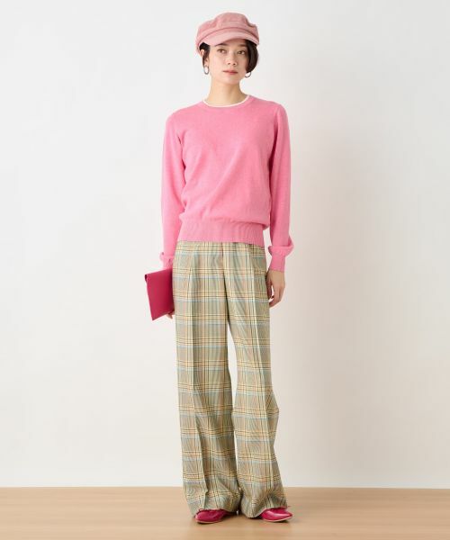 CARA O CRUZ / キャラ・オ・クルス ニット・セーター | 洗える 衿ぐり配色ニット | 詳細23