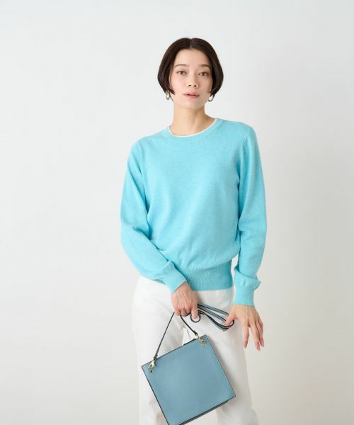 CARA O CRUZ / キャラ・オ・クルス ニット・セーター | 洗える 衿ぐり配色ニット | 詳細4