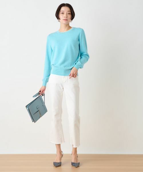 CARA O CRUZ / キャラ・オ・クルス ニット・セーター | 洗える 衿ぐり配色ニット | 詳細7