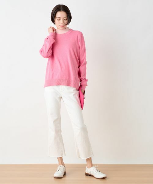 CARA O CRUZ / キャラ・オ・クルス ニット・セーター | 洗える ドロップショルダーニット | 詳細12