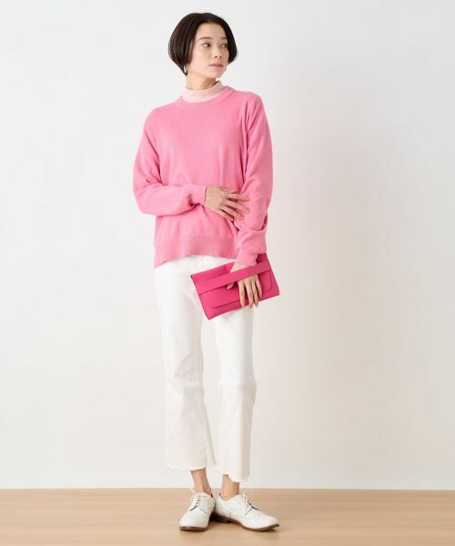 CARA O CRUZ / キャラ・オ・クルス ニット・セーター | 洗える ドロップショルダーニット | 詳細13