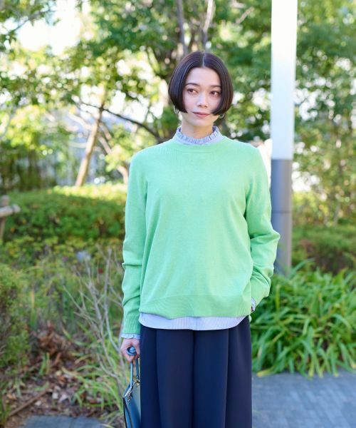 CARA O CRUZ / キャラ・オ・クルス ニット・セーター | 洗える ドロップショルダーニット | 詳細2