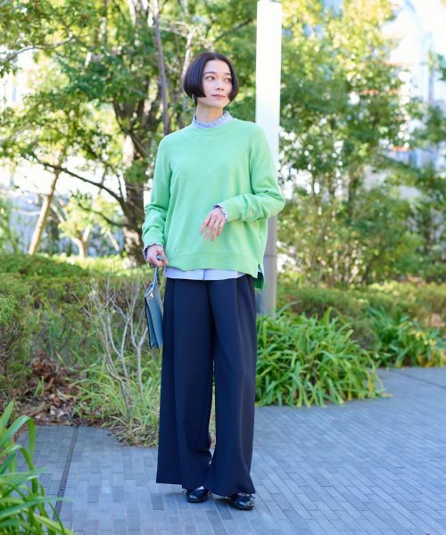 CARA O CRUZ / キャラ・オ・クルス ニット・セーター | 洗える ドロップショルダーニット | 詳細5