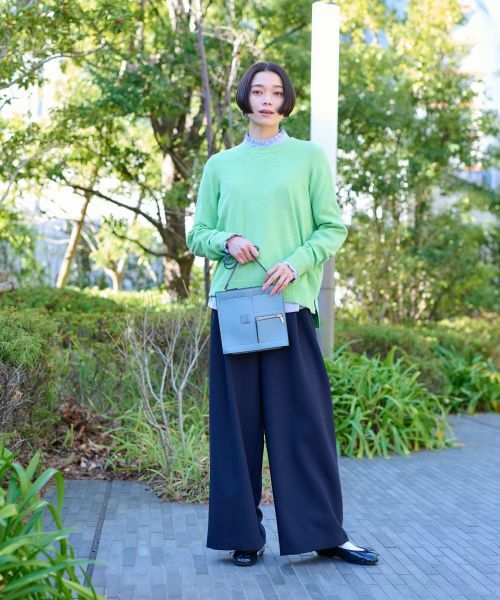 CARA O CRUZ / キャラ・オ・クルス ニット・セーター | 洗える ドロップショルダーニット | 詳細6