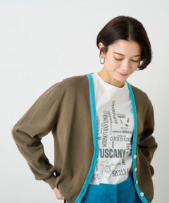 CARA O CRUZ / キャラ・オ・クルス カーディガン・ボレロ | 洗える Vネックカーディガン