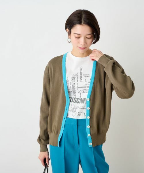 CARA O CRUZ / キャラ・オ・クルス カーディガン・ボレロ | 洗える Vネックカーディガン | 詳細15
