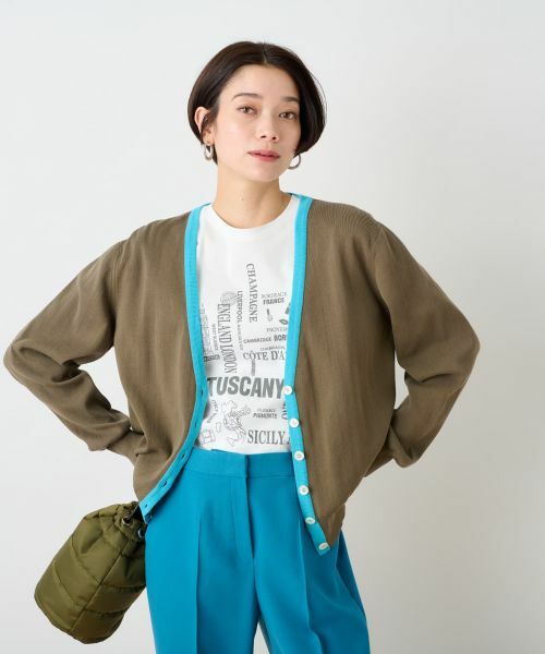 CARA O CRUZ / キャラ・オ・クルス カーディガン・ボレロ | 洗える Vネックカーディガン | 詳細16