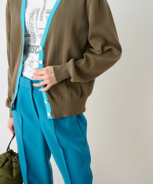 CARA O CRUZ / キャラ・オ・クルス カーディガン・ボレロ | 洗える Vネックカーディガン | 詳細25