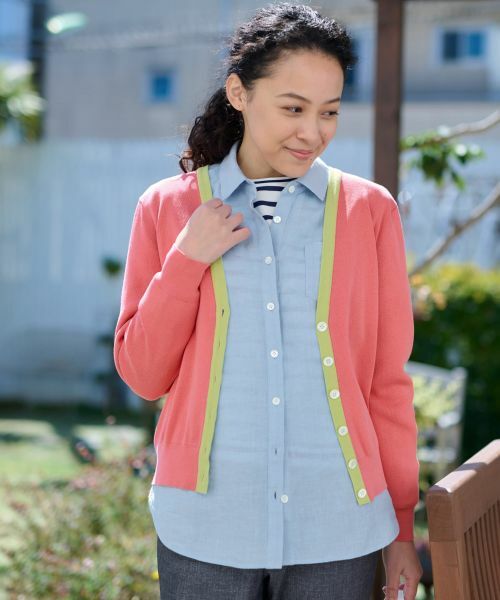 CARA O CRUZ / キャラ・オ・クルス カーディガン・ボレロ | 洗える Vネックカーディガン | 詳細8