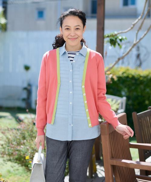 CARA O CRUZ / キャラ・オ・クルス カーディガン・ボレロ | 洗える Vネックカーディガン | 詳細9