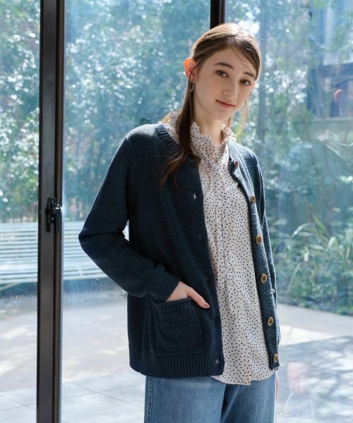 CARA O CRUZ / キャラ・オ・クルス カーディガン・ボレロ | 配色ボタンカーディガン | 詳細11