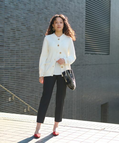 CARA O CRUZ / キャラ・オ・クルス カーディガン・ボレロ | 配色ボタンカーディガン | 詳細20