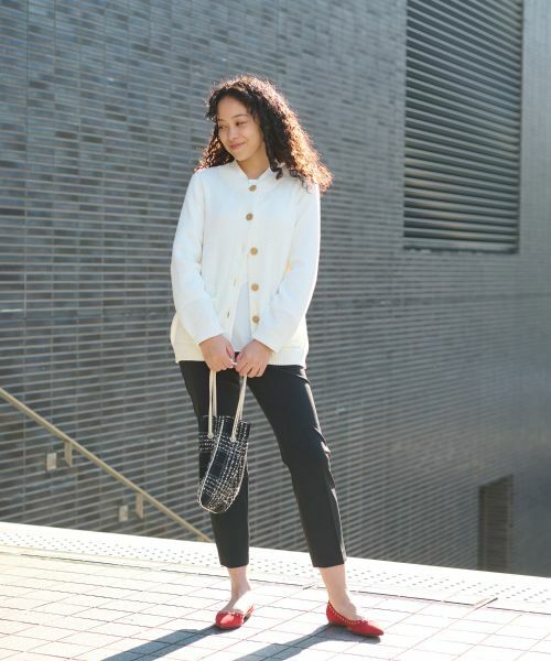 CARA O CRUZ / キャラ・オ・クルス カーディガン・ボレロ | 配色ボタンカーディガン | 詳細21
