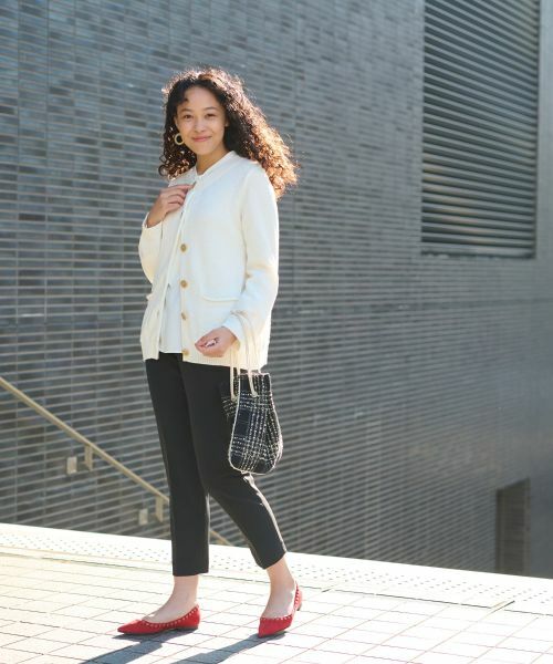 CARA O CRUZ / キャラ・オ・クルス カーディガン・ボレロ | 配色ボタンカーディガン | 詳細23