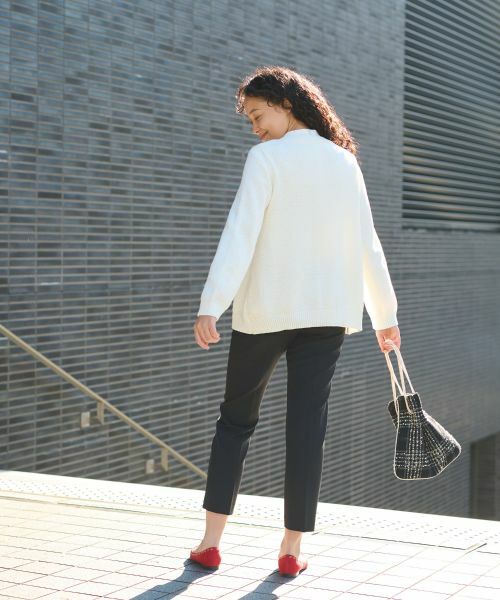 CARA O CRUZ / キャラ・オ・クルス カーディガン・ボレロ | 配色ボタンカーディガン | 詳細24