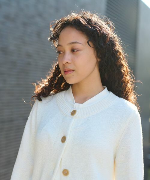 CARA O CRUZ / キャラ・オ・クルス カーディガン・ボレロ | 配色ボタンカーディガン | 詳細27