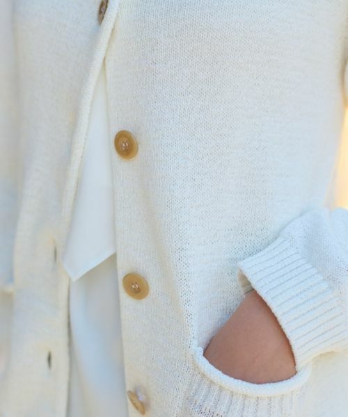 CARA O CRUZ / キャラ・オ・クルス カーディガン・ボレロ | 配色ボタンカーディガン | 詳細29
