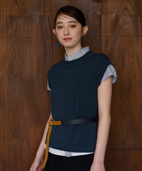 CARA O CRUZ / キャラ・オ・クルス テーラードジャケット | ニットベスト | 詳細1