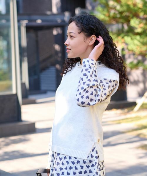 CARA O CRUZ / キャラ・オ・クルス テーラードジャケット | ニットベスト | 詳細23