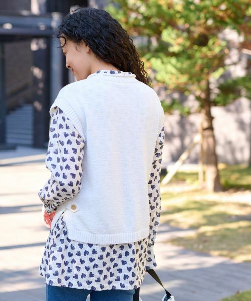 CARA O CRUZ / キャラ・オ・クルス テーラードジャケット | ニットベスト | 詳細24