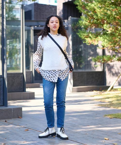 CARA O CRUZ / キャラ・オ・クルス テーラードジャケット | ニットベスト | 詳細25