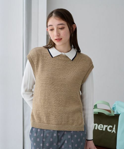 CARA O CRUZ / キャラ・オ・クルス テーラードジャケット | ニットベスト | 詳細8