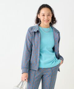 CARA O CRUZ / キャラ・オ・クルス その他アウター | 洗える ジャカードジャケット【産地ナブル】【セットアップ対応商品】