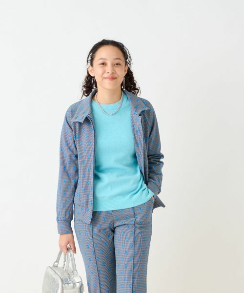 CARA O CRUZ / キャラ・オ・クルス その他アウター | 洗える ジャカードジャケット【産地ナブル】【セットアップ対応商品】 | 詳細10