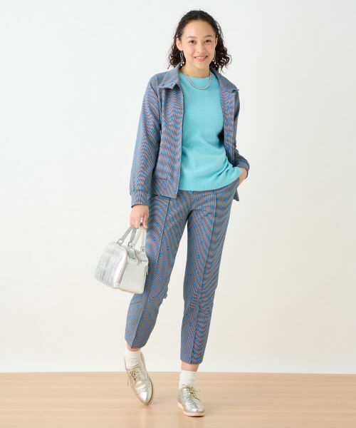 CARA O CRUZ / キャラ・オ・クルス その他アウター | 洗える ジャカードジャケット【産地ナブル】【セットアップ対応商品】 | 詳細13