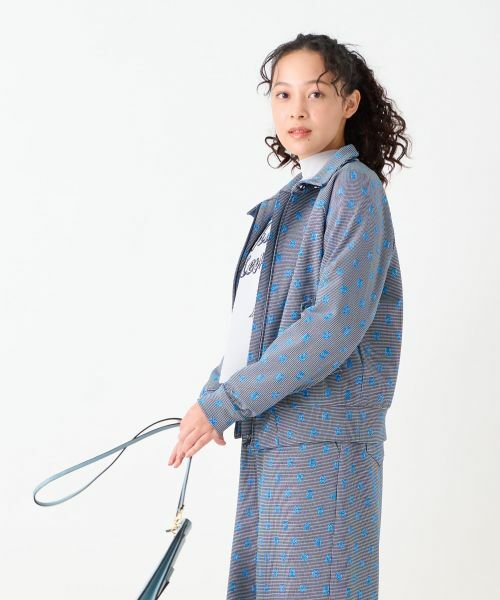 CARA O CRUZ / キャラ・オ・クルス その他アウター | 洗える ジャカードジャケット【産地ナブル】【セットアップ対応商品】 | 詳細19