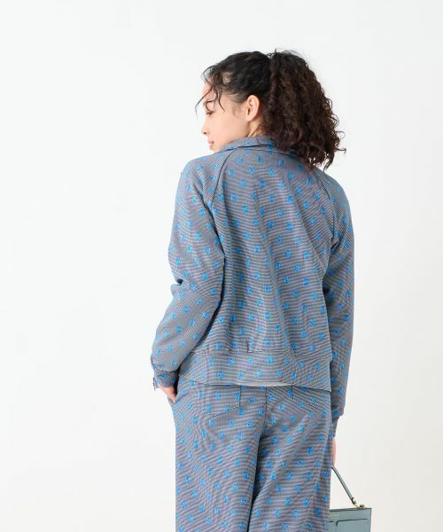 CARA O CRUZ / キャラ・オ・クルス その他アウター | 洗える ジャカードジャケット【産地ナブル】【セットアップ対応商品】 | 詳細20