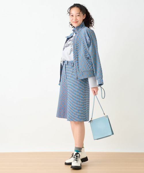 CARA O CRUZ / キャラ・オ・クルス その他アウター | 洗える ジャカードジャケット【産地ナブル】【セットアップ対応商品】 | 詳細27