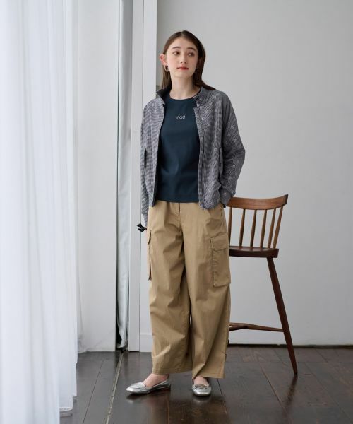 CARA O CRUZ / キャラ・オ・クルス その他アウター | 洗える ジャカードジャケット【産地ナブル】【セットアップ対応商品】 | 詳細5