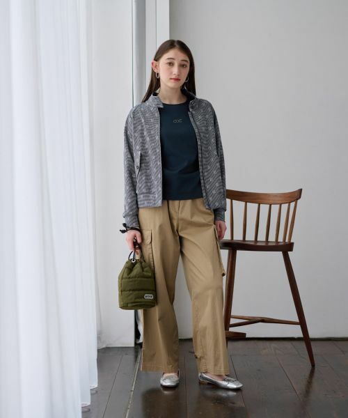 CARA O CRUZ / キャラ・オ・クルス その他アウター | 洗える ジャカードジャケット【産地ナブル】【セットアップ対応商品】 | 詳細6