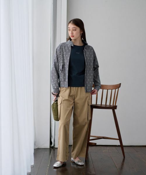 CARA O CRUZ / キャラ・オ・クルス その他アウター | 洗える ジャカードジャケット【産地ナブル】【セットアップ対応商品】 | 詳細7