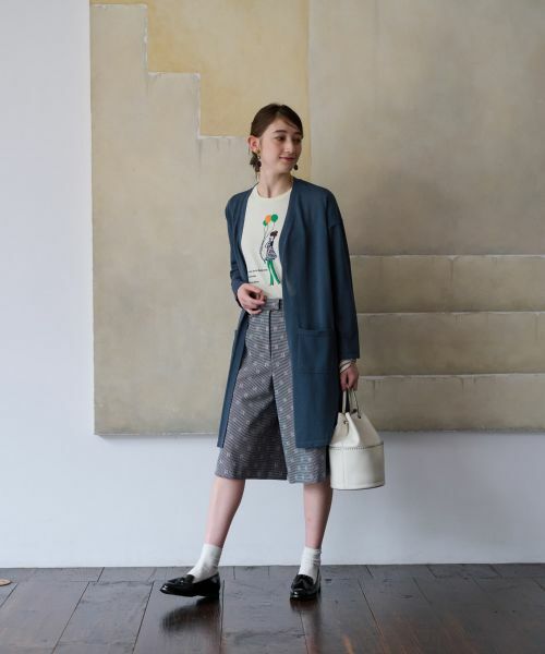 CARA O CRUZ / キャラ・オ・クルス ショート・ハーフ・半端丈パンツ | 洗える 後ろウエストゴム ジャカードハーフパンツ【産地ナブル】【セットアップ対応商品】 | 詳細10