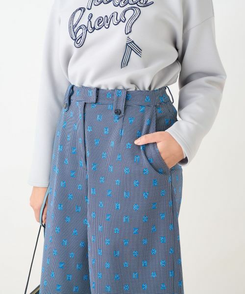 CARA O CRUZ / キャラ・オ・クルス ショート・ハーフ・半端丈パンツ | 洗える 後ろウエストゴム ジャカードハーフパンツ【産地ナブル】【セットアップ対応商品】 | 詳細20