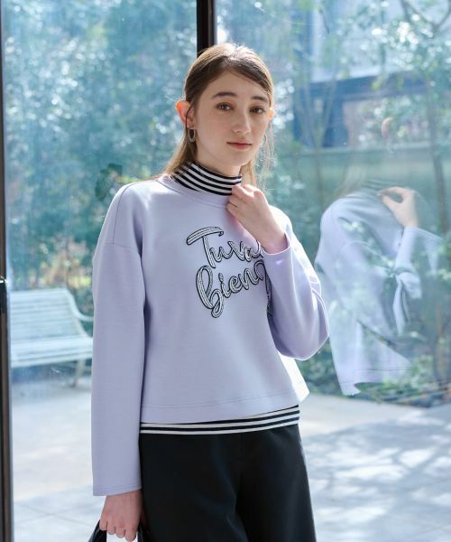 CARA O CRUZ / キャラ・オ・クルス スウェット | 洗える リボンディティールスウェット | 詳細1