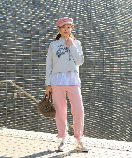 CARA O CRUZ / キャラ・オ・クルス スウェット | 洗える リボンディティールスウェット | 詳細11