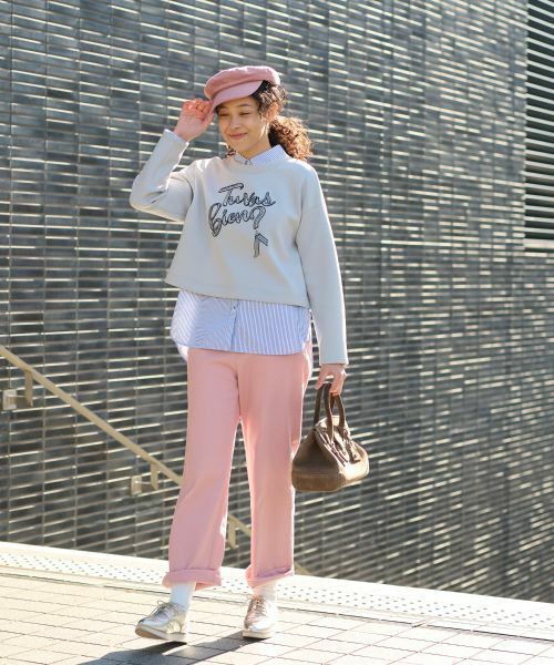 CARA O CRUZ / キャラ・オ・クルス スウェット | 洗える リボンディティールスウェット | 詳細12