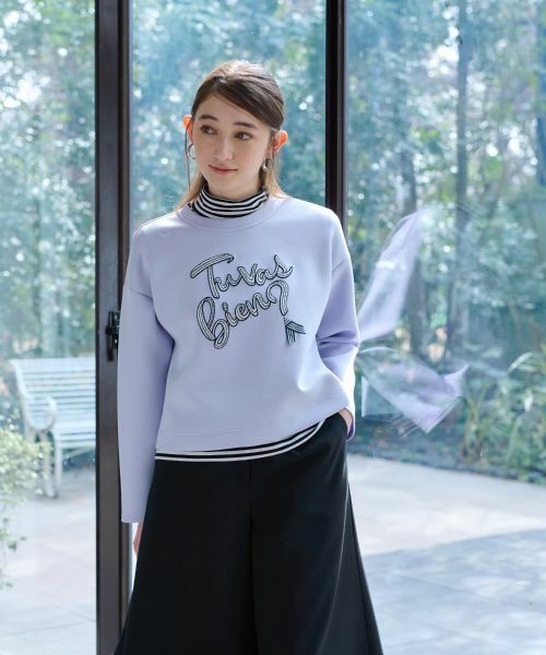 CARA O CRUZ / キャラ・オ・クルス スウェット | 洗える リボンディティールスウェット | 詳細2