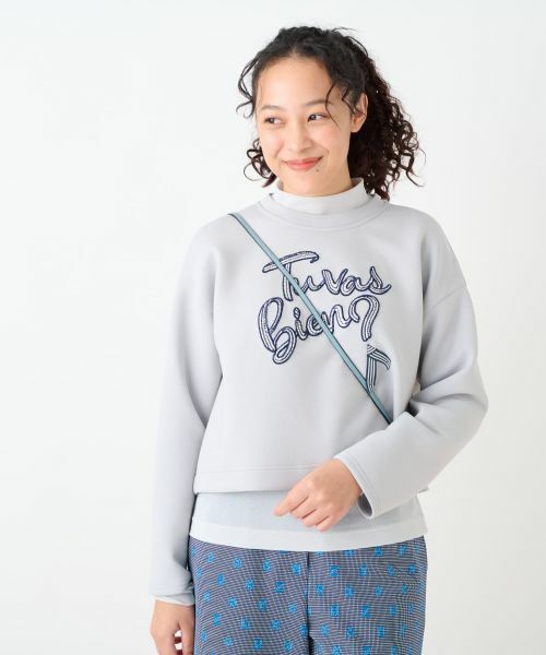 CARA O CRUZ / キャラ・オ・クルス スウェット | 洗える リボンディティールスウェット | 詳細20