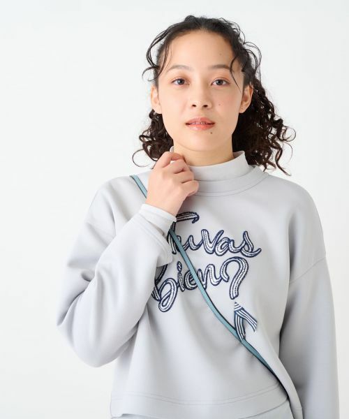 CARA O CRUZ / キャラ・オ・クルス スウェット | 洗える リボンディティールスウェット | 詳細21