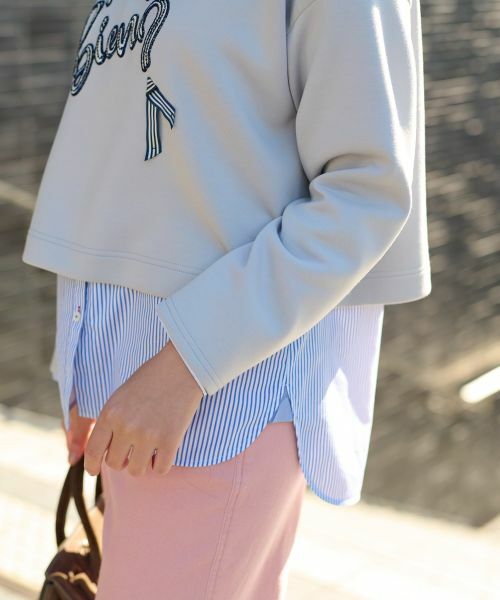 CARA O CRUZ / キャラ・オ・クルス スウェット | 洗える リボンディティールスウェット | 詳細28