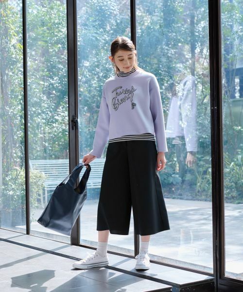 CARA O CRUZ / キャラ・オ・クルス スウェット | 洗える リボンディティールスウェット | 詳細3