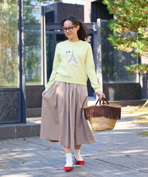 CARA O CRUZ / キャラ・オ・クルス ニット・セーター | 洗える エッフェル塔ニット | 詳細12