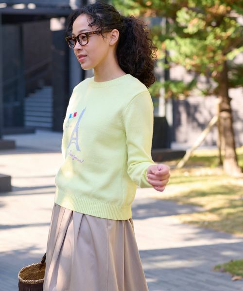 CARA O CRUZ / キャラ・オ・クルス ニット・セーター | 洗える エッフェル塔ニット | 詳細9